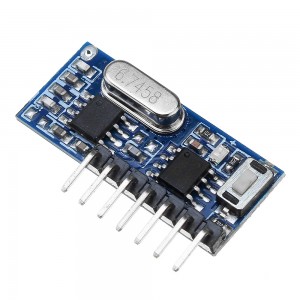 RX480E-4CH 433 МГц Бездротовий RF Приймач 4-канальний навчальний EV 1527
